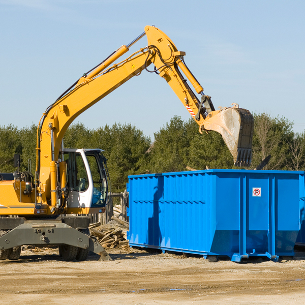 what size residential dumpster rentals are available in Maine Prairie